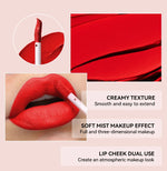 Long Lasting Velvet Matte Lip 6 Colors Gloss Waterproof Non-stick Cup Sexy Nude Red Pink Liquid Lipstick Lips Makeup Cosmetic