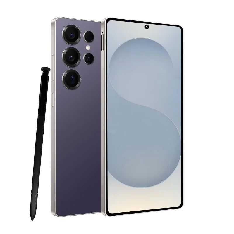 Global Vision S25 Ultra Smartphone 5G Android 12 8GB RAM 512GB ROM 6.8 Inch Phone 1920x1080HD 24+48MP 4 5G Network Mobile Phones