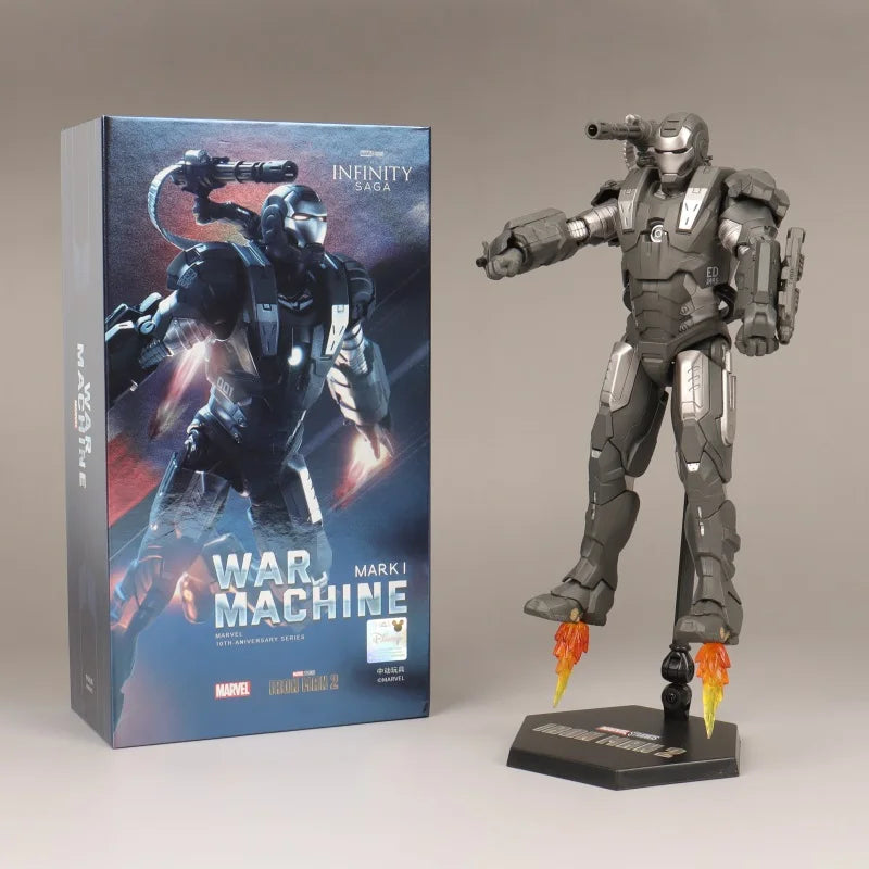 Marvel Avengers ZD Toys Iron Man MK3 MK1 MK6 MK7 MK5 Tony Stark Iron Patriot War Machine Action Figure Ironman Collect Toy Gift