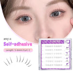 Yelix large capacity Self-Adhesive Eyelashes No Glue Fake Lashes Extensions Reusable for Makeup Soft Mink Eyelashes