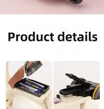 New Mini Electric Motorcycle Toy For Labubu Doll Accessories Fun Cute Doll Toys With Lights And Music Rotating Miniature Gift