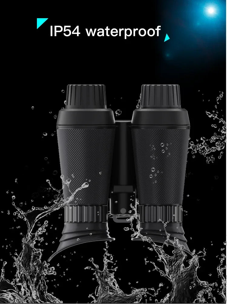 NV8300 Night Vision Binoculars Goggles 8X Digital Zoom 4K UHD 36MP 3D Head Mount Infrared Night Vision Device Hunting Telescope
