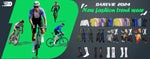 Cycling Jersey Small  Training Level Men Women Long Sleeves Cycling Jersey Breathable Man Cycling Maillott