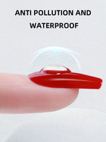 15ml Glass Top Coat Long Lasting Clear Rubber Top Coat LED UV Strengthen Nails High Gloss Top Finish Gel Nail Polish