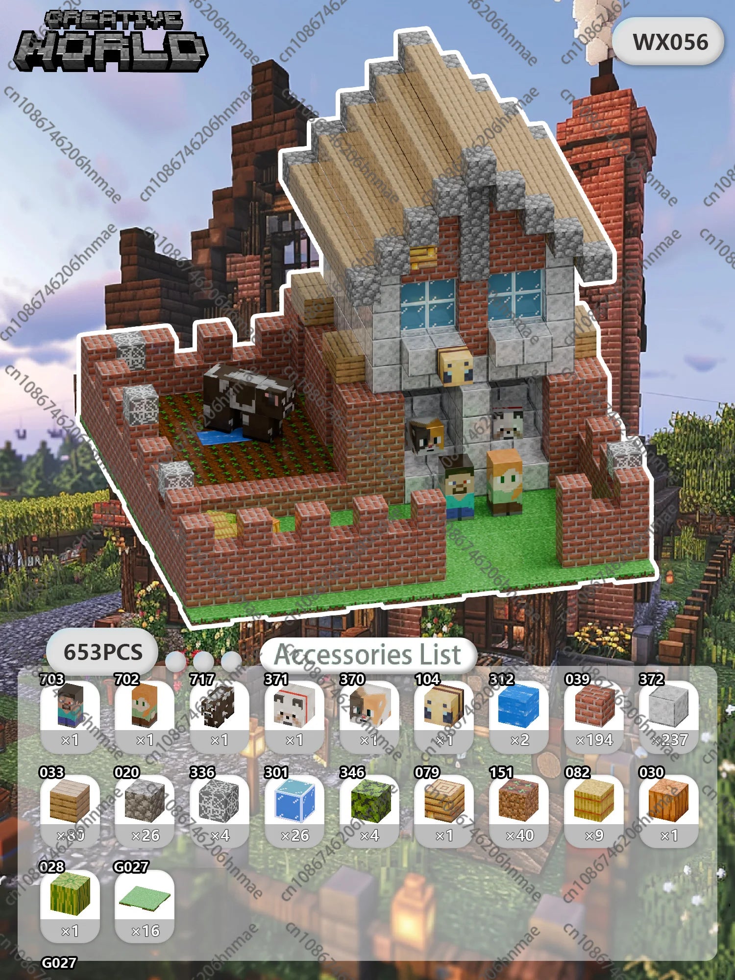 Magnetic Building Blocks Mine World Magnet Cube Set for Boy Girl Kid Age 3+ DIY Pixel style Model Base plate STEM Toy Baseplate