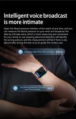 2025 AI Diagosis ECG Health Smart Watch Men Blood Pressure Lipid Uric Acid NFC Air Pump Airbag Health Smartwatches Women For IOS