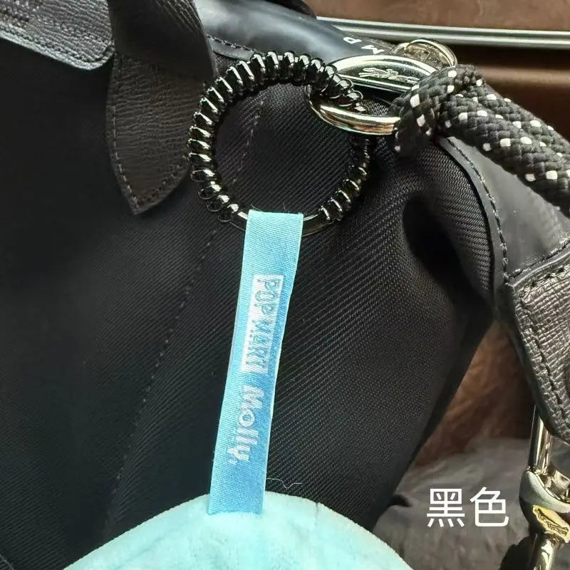 Labubu Anti Drop Buckle Silicone Rope Keychain Protection Ring Colorful Winding Fixed Anti Drop