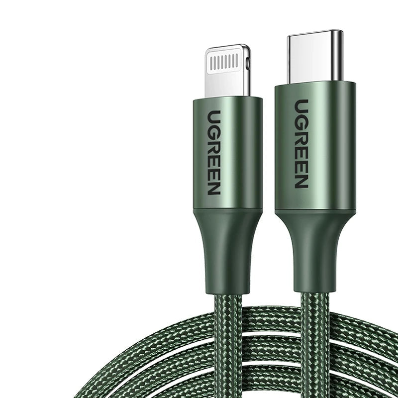 UGREEN MFi 20W PD USB C to Lightning Cable for iPhone 14 13 12 Pro Max Fast Charging for iPad Mini Phone Type C Cable
