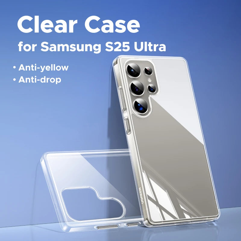 UGREEN Clear Case For Samsung Galaxy S25 Ultra Shockproof Transparent Case Cover Protective TPU for Samsung S24 Ultra Case