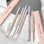 Sweetmint Mulitfuntiona Double Ended Lying Silkworm Pencil Highlighter Makeup Pen Nude Liquid Contour Liner Eye Brightener Stick