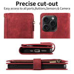 PU Leather Phone Case for IPhone 16promax 16e 15 14 13 mini 12mini 11promax plus 7 8plus XSMAX XR Flip Wallet Style Phone Cover