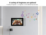 720P Video Doorbell 7‘’ Color Screen Home IntercomHigh-Definition Intelligent Night Vision Electronic Access Control System