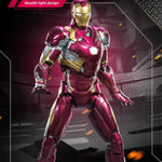 Marvel Iron Man MK46 Assembled Model 10in 1/7 scale Action Figures Reactors can emit light Collect Ornament Boy Toy Gift