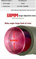 HD 25-75x60 Spotting Scope for Target Shooting with Carrying Pouch BAK4 Monocular Telescope FMC Lens for Hunting Birdwatching