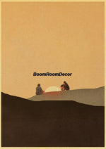 Retro Abstract Creative Poster Kraft Paper Nostalgia Canvas Prints Modern Landscape Coffee Bar Wall Art Posters Living Decor