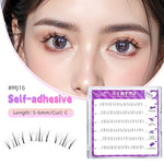 Yelix large capacity Self-Adhesive Eyelashes No Glue Fake Lashes Extensions Reusable for Makeup Soft Mink Eyelashes
