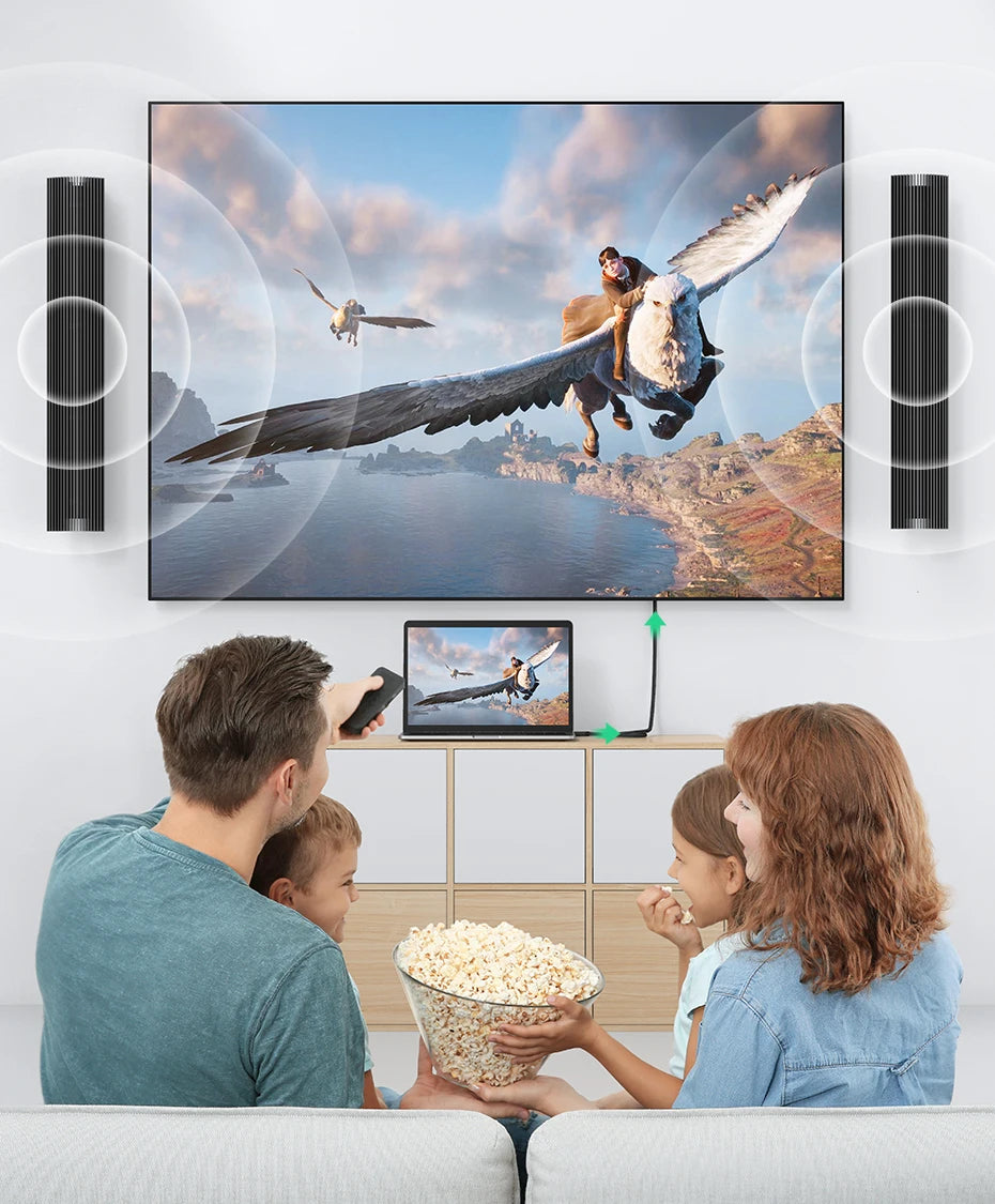 UGREEN HDMI-Compatible 2.1 Cable Ultra High-speed 8K/60Hz 4K/120Hz for Xiaomi Mi Box PS5 Splitter Cable Dolby Vision 48Gbps