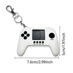 GAMINJA GC61 Mini Handheld Game Players Machine Pocket Game Console Built in Retro Games Use for Key Chain Ring Holder