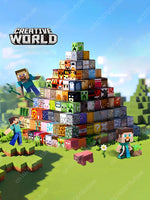 Magnetic Building Blocks Mine World Cube Magnet World Set for Kid Age DIY Model Children Stem Best Montessori Sensory Toy