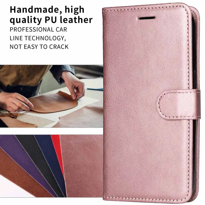 Leather Case For Samsung Galaxy A3 A5 A7 A6 Plus A8 A9 J2 Pro J3 J4 Prime J6 J5 J7 J8 2018 2016 2017 Flip Wallet Phone Cover