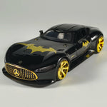 1:32 Batmobile Vision GT AMG Super Concept Car Diecast Metal Alloy Model Car Pull Back Sound And Light Bat Custom Edition Friend