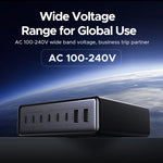 UGREEN 200W GaN Charger 8 in 1 Desktop Laptop Fast Charging Stand For iPhone 17 16 15 Pro Max Macbook Air Xiaomi Samsung Tablets