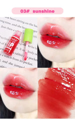 6PCS Moisturizing Lip Gloss Transparent Lip Oil Hydrating Lip Glaze Lip Plumper Hydrating Make Up Liquid Lipstick Lips Cosmetics
