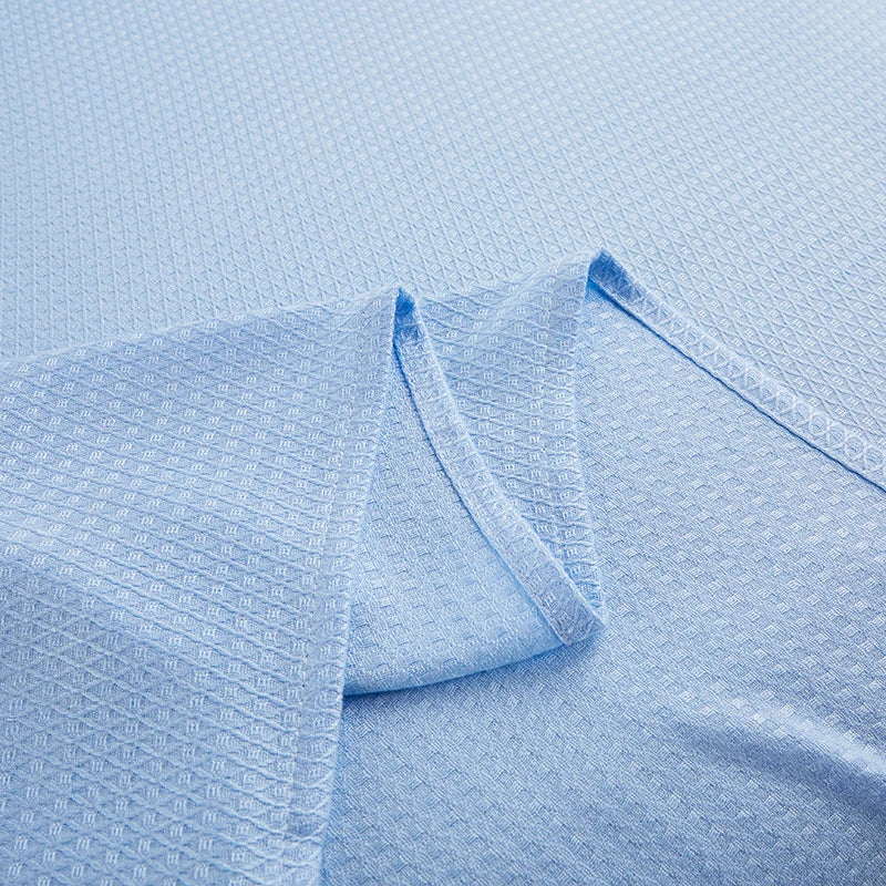 100% Bamboo Fiber Air Condition Quilt Thin Diamond Grid Lightweight Breathable Summer Blanket Soft Skin-friendly Summer Duvet