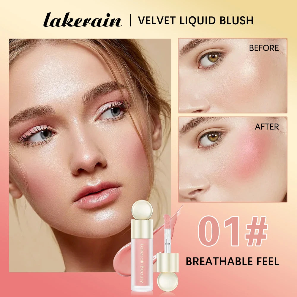 Blush Liquid Blusher Real Makeup Blush Matte Palette Blusher Cosmetics Products Liquid Cream Stick Pink Face raremakeup Beauty