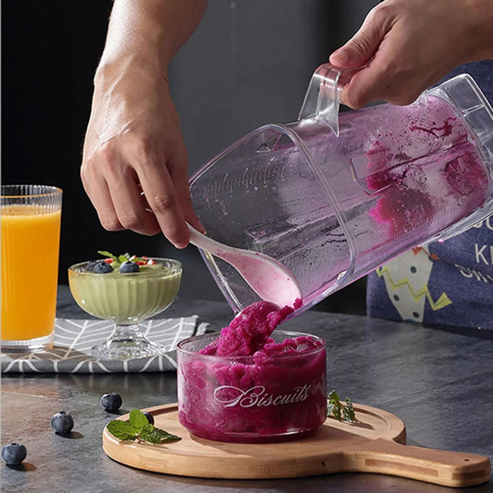 6000W Heavy Duty Commercial Blender Food Processor Stationary Mixer Ice Smoothies for Kitchen High Power Juicer Blender BPA Free