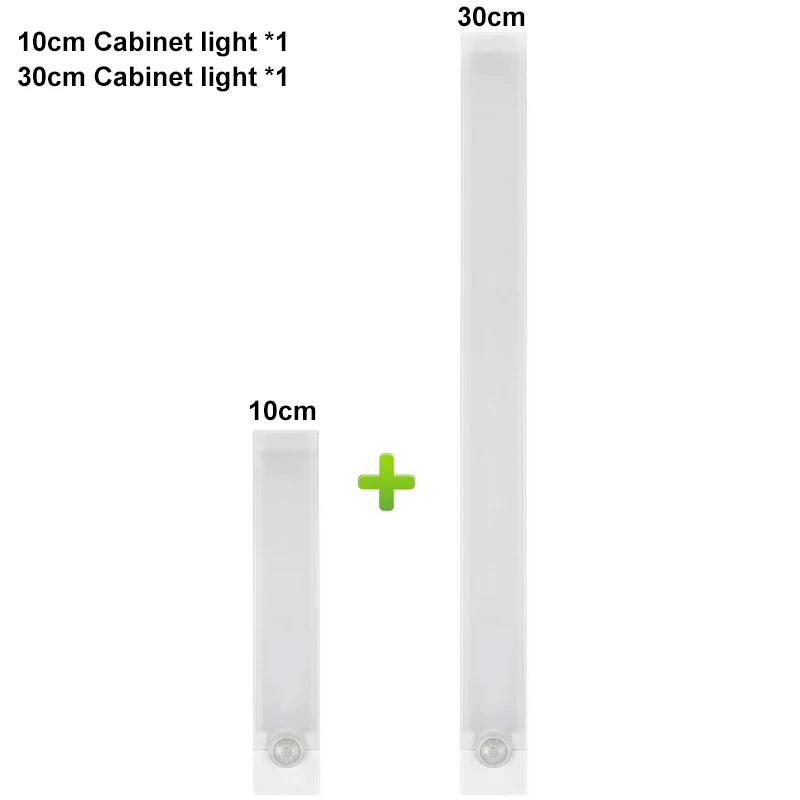 Under Cabinet Dimmable LED Motion Sensor Night Light USB Charging Magnetic Induction Lamp for Bedside, Wardrobe, Stairway
