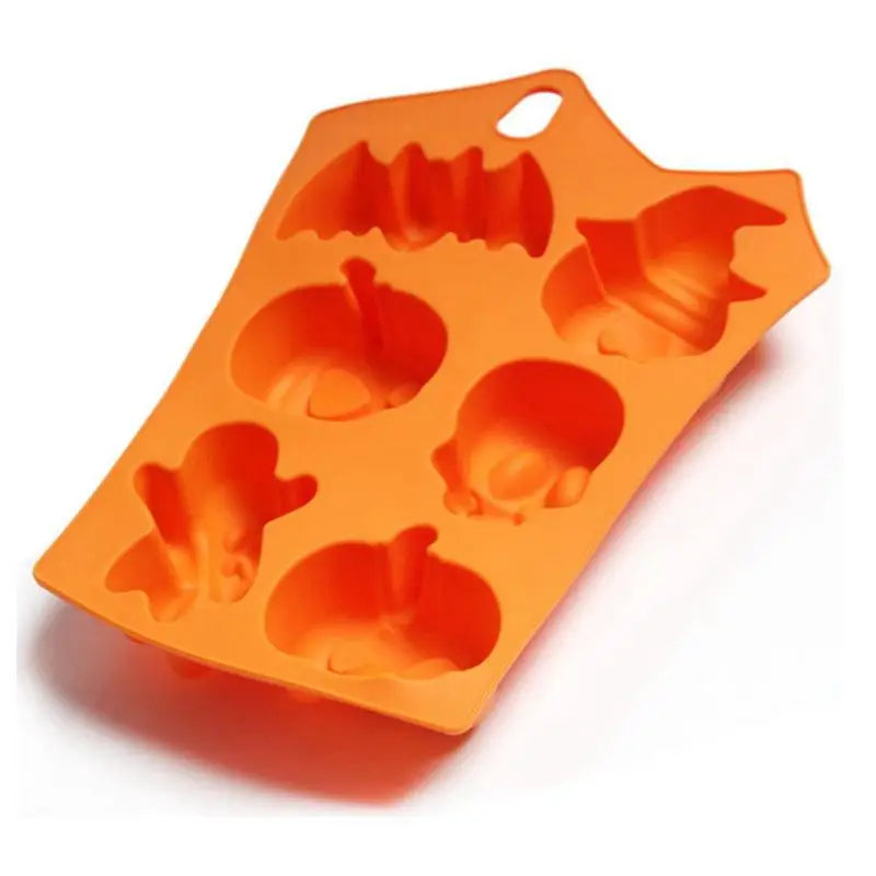 Pumpkin Halloween Silicone Mold for Cake Biscuit Candy Baking Skull Bat Spider Trick Or Treat kid Children Halloween Party Decor
