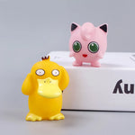6pcs/set Pokemon Anime Action Figures Pikachu Toys Model Charmander Psyduck Squirtle Jigglypuff Bulbasaur Kawaii Dolls Kids Gift