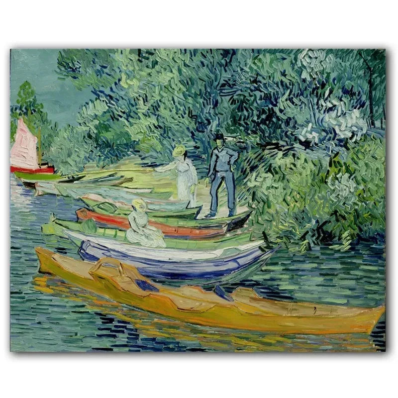 HD Print Van Gogh Masterpiece Poster Abstract Garden Almond Blossoms Starry Night Canvas Painting Wall Picture Room Home Decor