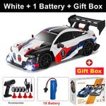 RC Drift Car 4WD Remote Control High Speed Racing Vehicle with LED Lights 2.4GHz Radio 4x4 Off-Road Truck Toy for Children Kids