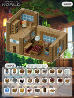 Magnetic Building Blocks Mine World Magnet Cube Set for Boy Girl Kid Age 3+ DIY Pixel style Model Base plate STEM Toy Baseplate