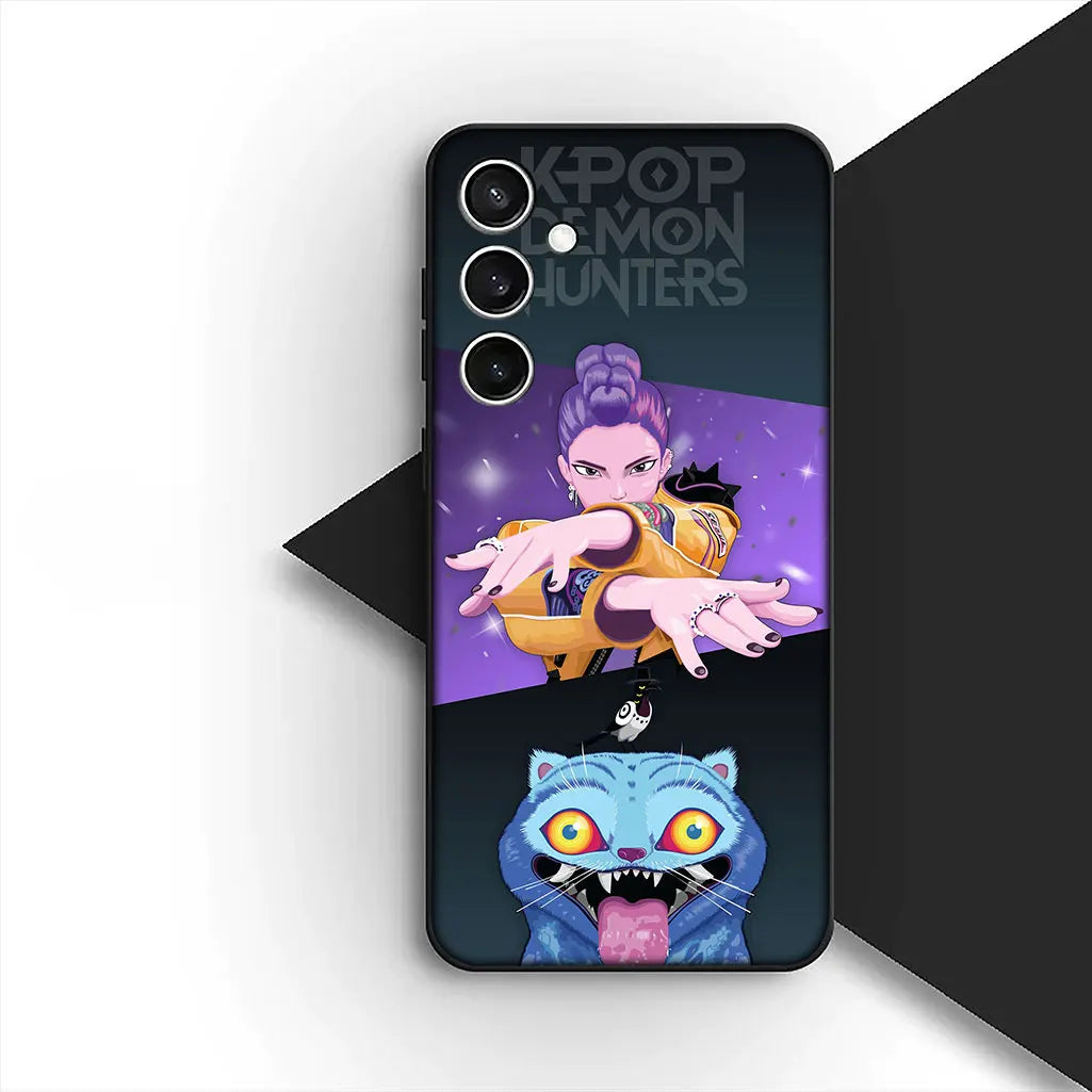 KPop Sajas Jinus Demons Tiger Hunters Boys for Samsung Galaxy A56 A26 A36 A10 A20 A30 A31 A32 A50 A51 A52 A53 A33 A12 A14 Case