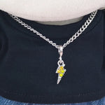 for 17CM Labubu Doll Accessories Mini Diy Hearts Shape Necklace Dress Up Plush Toy Cross Necklace Dollhouse Hanging Neck Pendant