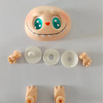 Labubu Doll Parts DIY Kit PVC Face Changing Accessories Hands Feet Replacement Supplies for DIY Doll Makers Collectors