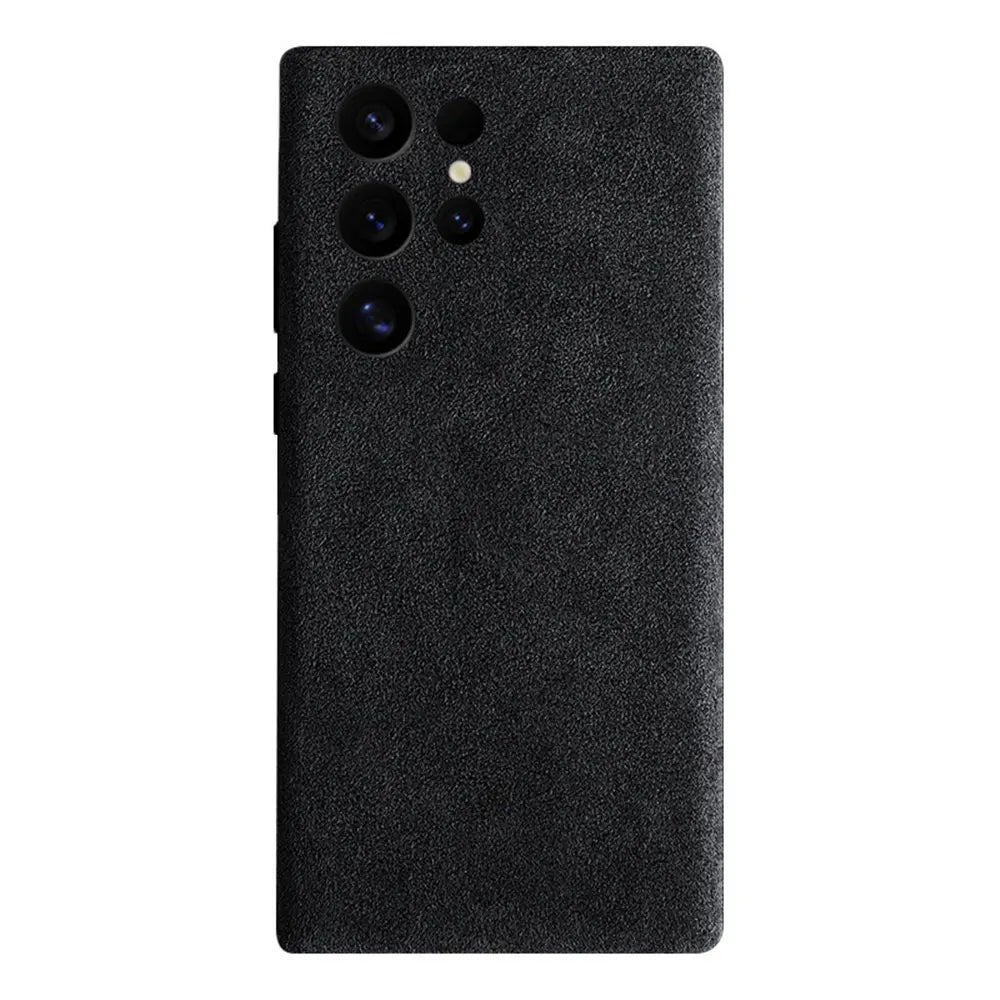 Genuine Alcantara Leather Magsafe Slim Case for Samsung Galaxy S24 S25 Ultra Matte Back Cover