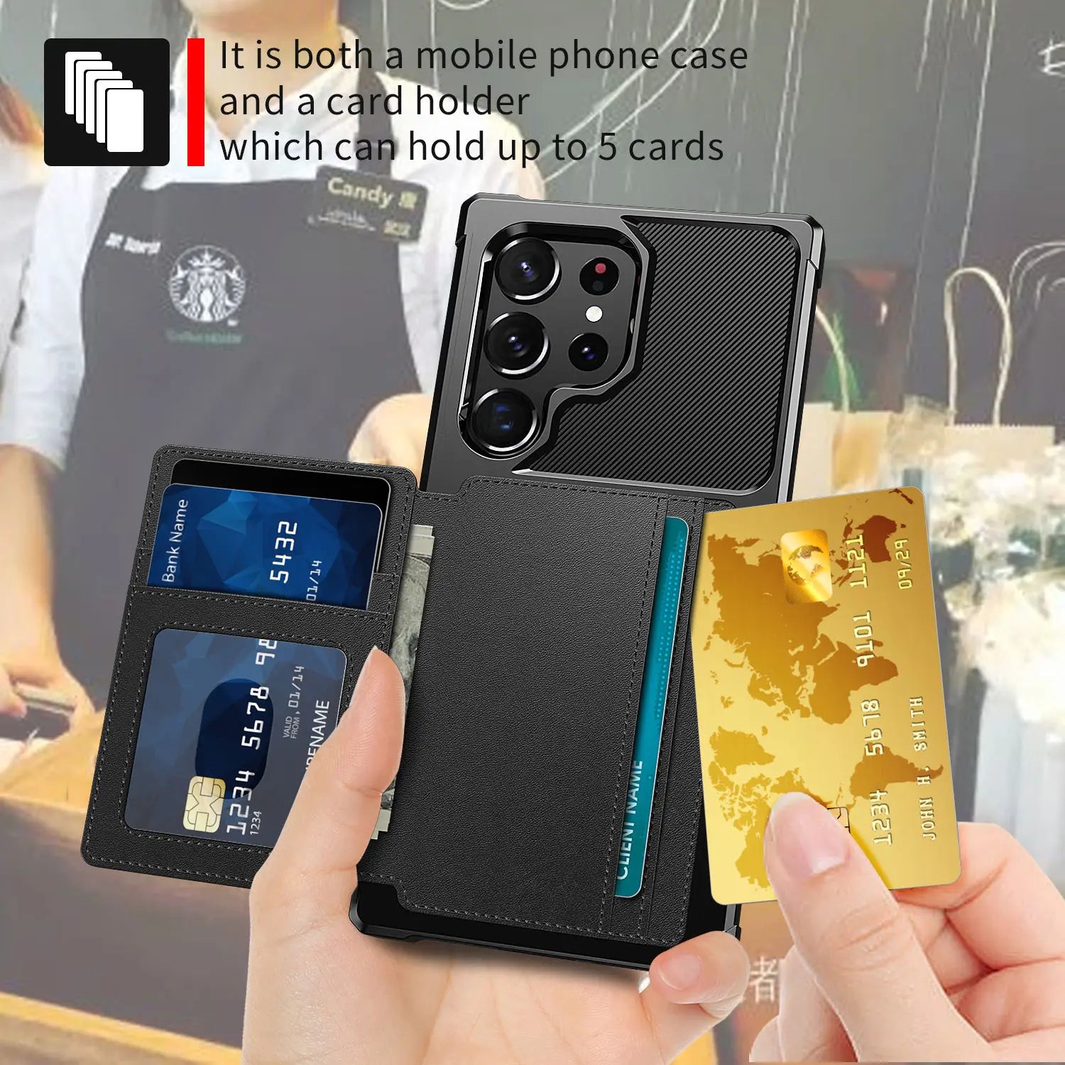 for Samsung Galaxy A12 A52 A72 A13 A33 A53 A73 A14 A34 A54 A24 A25 Case with Card Holder Heavy Duty Leather Flip Wallet Cover