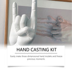 Hand Mold Powder Craft DIY KitCloning Powder & 3D Modeling Powder Handprint Memorial DIY Souvenir Hand Casting Kit