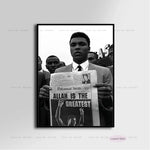 Muhammad Ali Inspirational Boxing Legend Canvas Art Poster  HD Wall Decor for Living Room Home Decor  Classic Motivational Print