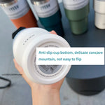 Tyeso 600/750/900ML Car Coffee Cup Thermo Bottle with Straw Portable Sport Insulated Vacuum Flask Travel Thermal Water Bottle