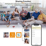 Tuya Smart Temperature And Humidity Sensor WiFi/Zigbee With Backlight Indoor Hygrometer Voice Control Via Alexa Google Home