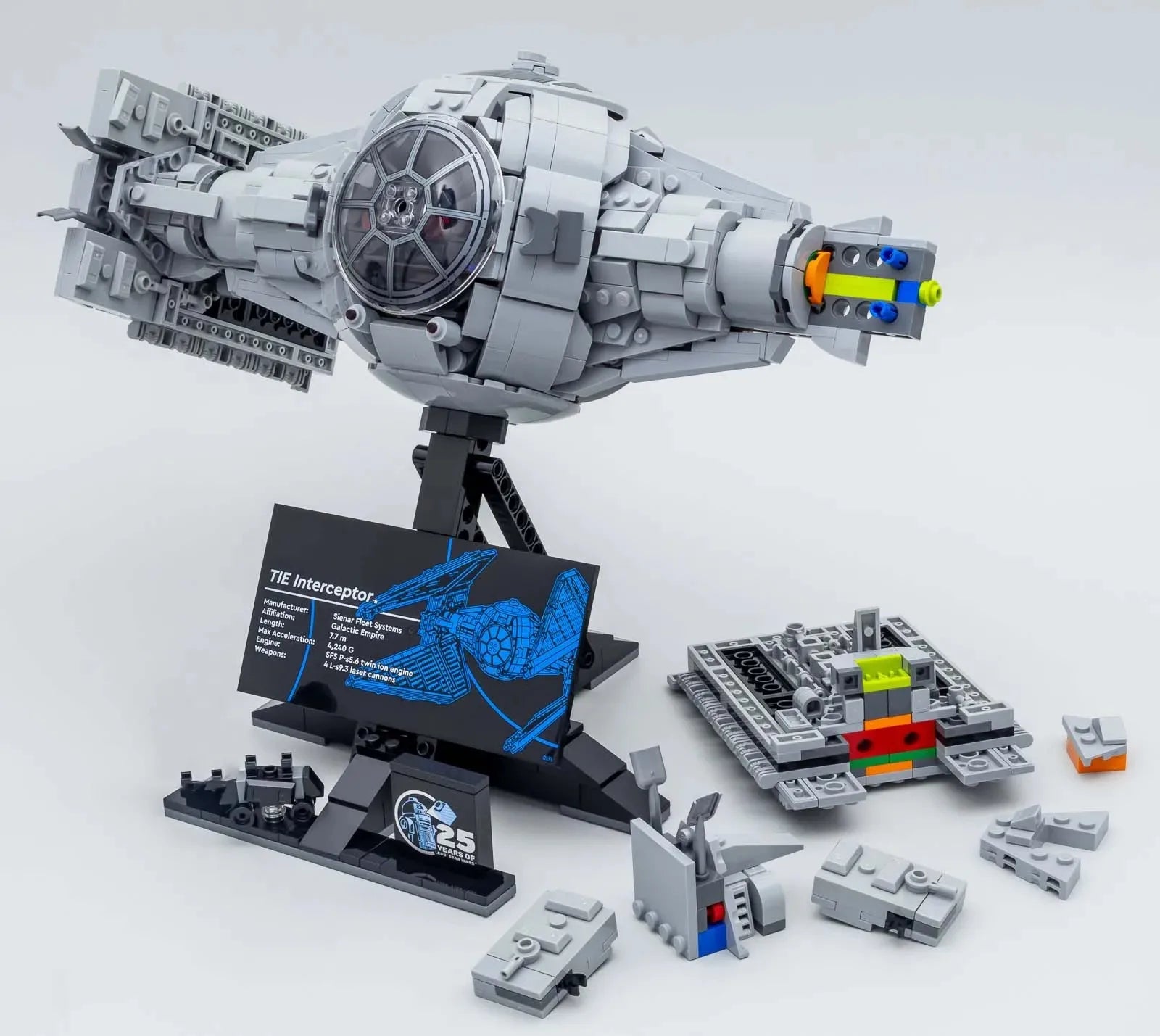 New Arrival Interceptor Starfighter 1931PCS Model 75382 Building Collectible TIE Pilot Mini figure Creative Display Sets Gifts