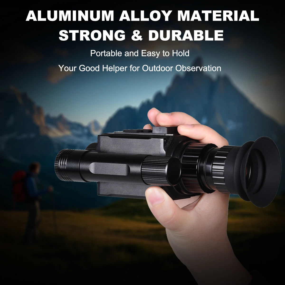 Megaorei NK006 Helmet Night Vision Monocular Long-Distance Infrared 5X Zoom 1080P Digital Hunting Night Vision Goggles Telescope