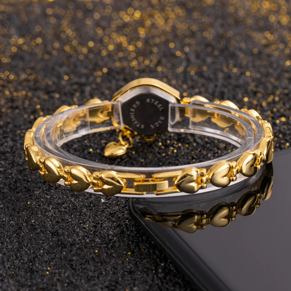 Simple Elegant Small Women's Watches Luxury Brand Gold Wrist Watches for Women Ladies Quartz Watches for Girls montre femme