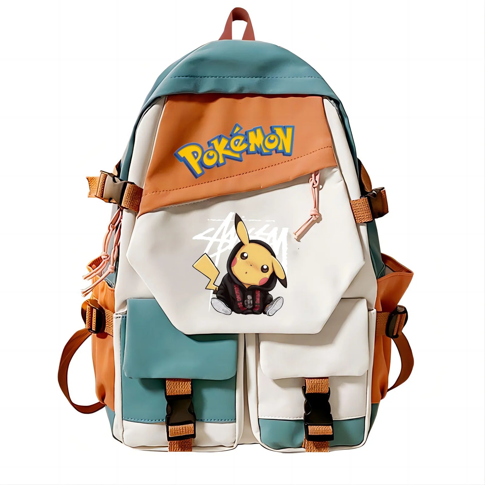 Pokémon Backpack for Kids & Teens – Large Capacity School & Travel Laptop Bag