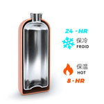 Watersy 500ML/17oz Stainless Steel Small Mouth Thermals Vacuum Portable Leak-proof Sports Water Bottle Gym Kettle